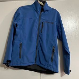 Medium Soft Shell Full Zip Pastel Blue New Zealand Wild Kiwi Jacket